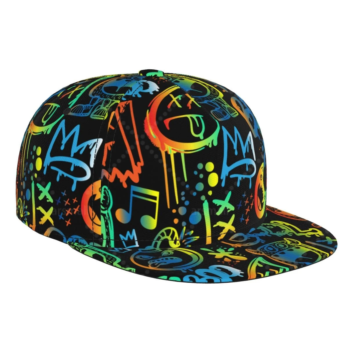 Graffiti Snapback Hat for Men and Women