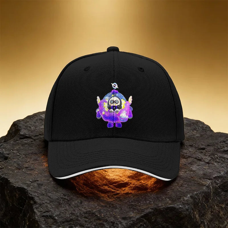 Space Planet Cartoon Character Hat Unisex Printed Baseball Cap