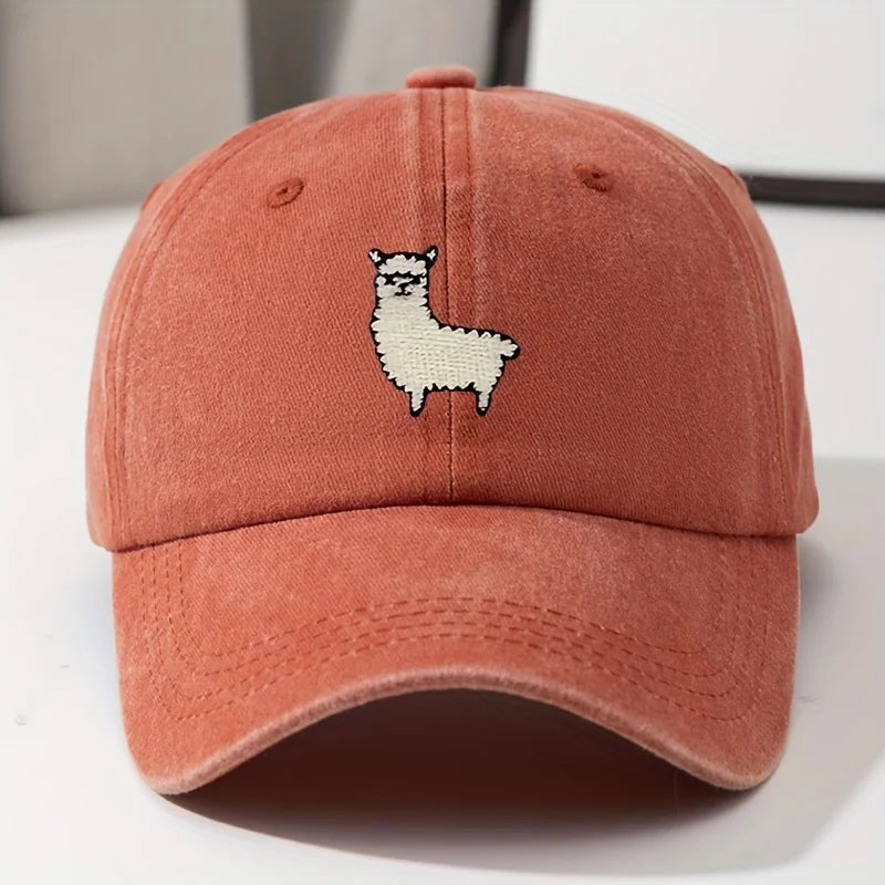 Cute Sheep Pattern Baseball Hat For Men And Women