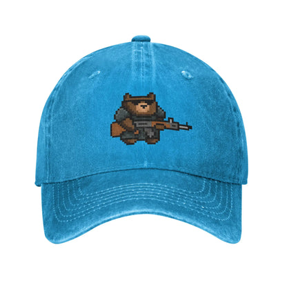 Funny Tactibear Spray Shoot Valorant Baseball Caps