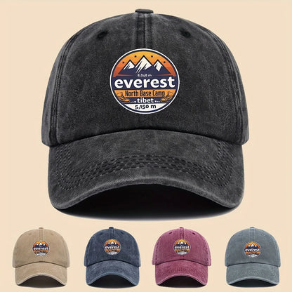 Baseball Cap Featuring "Everest North Base Camp 5, 150 Meters"