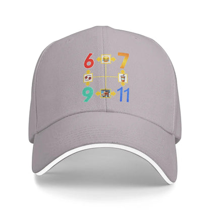6 7 9 11 Meme Diagram Baseball Cap