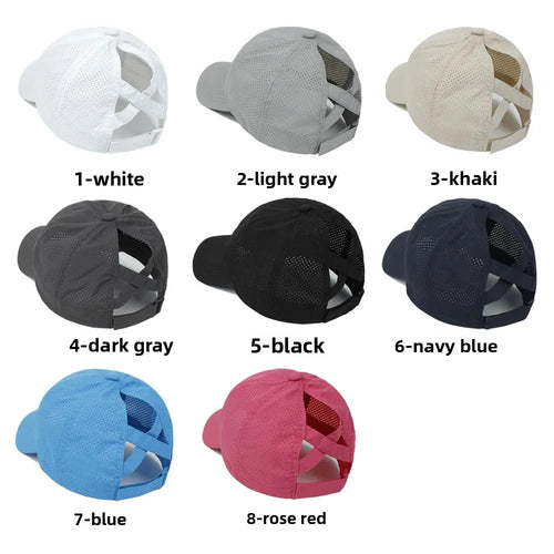 Baseball Cap European And American Outdoor Sports Ponytail Baseball Cap