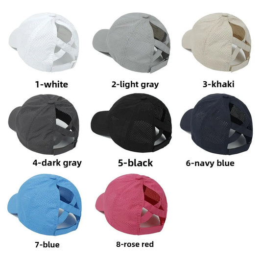 Baseball Cap European And American Outdoor Sports Ponytail Baseball Cap