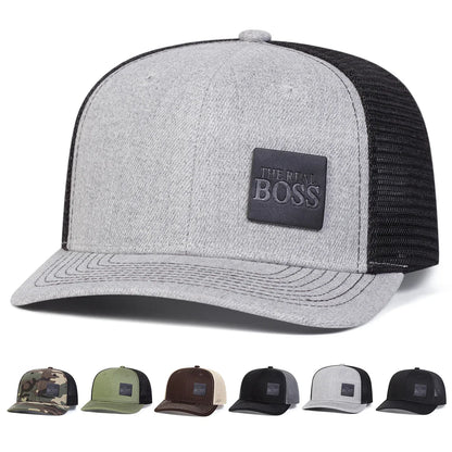 Label Baseball Net Caps Spring and Summer