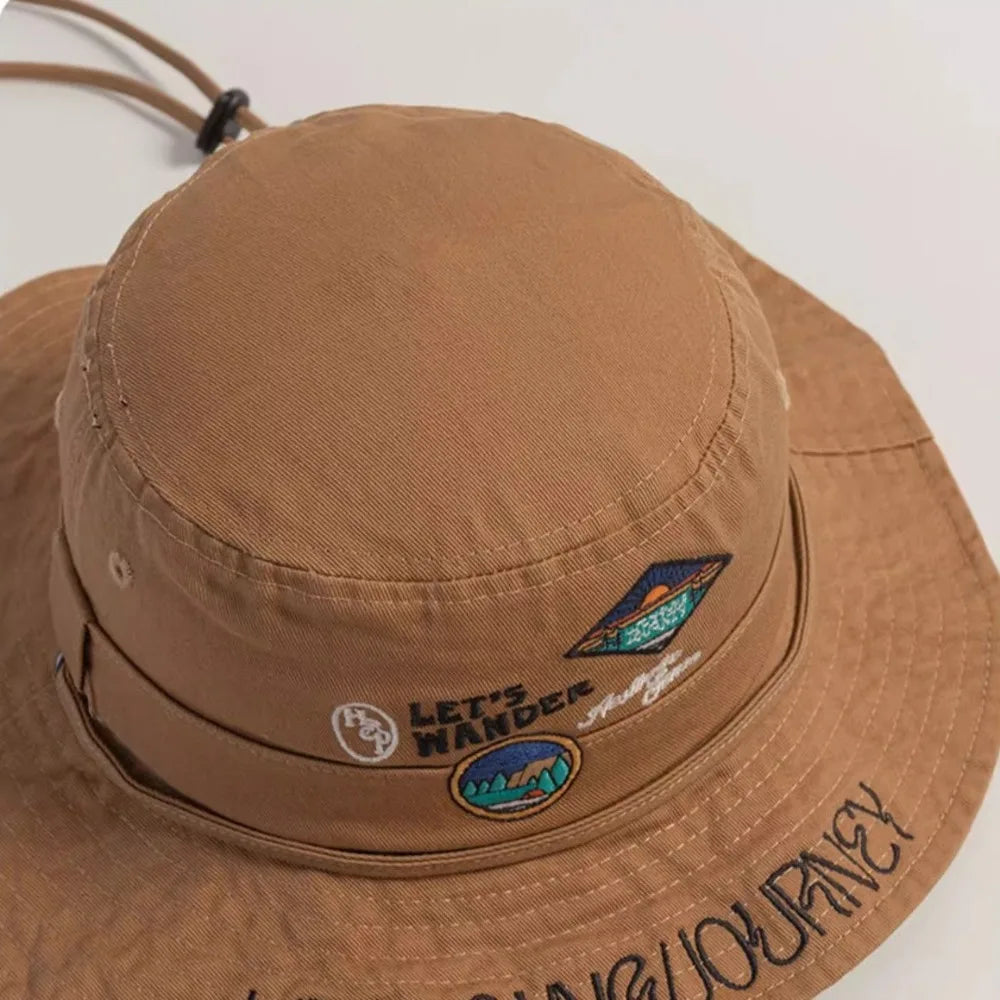 Fisherman Hat Women Men Foldable Waterproof Camping Hiking Mountaineering Caps
