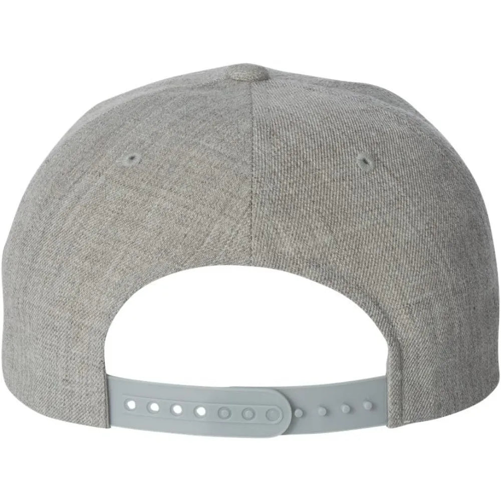 Six-Panel Premium Flatbill Snapback Cap Bulk Blank Hats