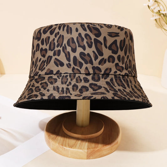 Personalized Hip-Hop Leopard Print Retro Bucket Hat