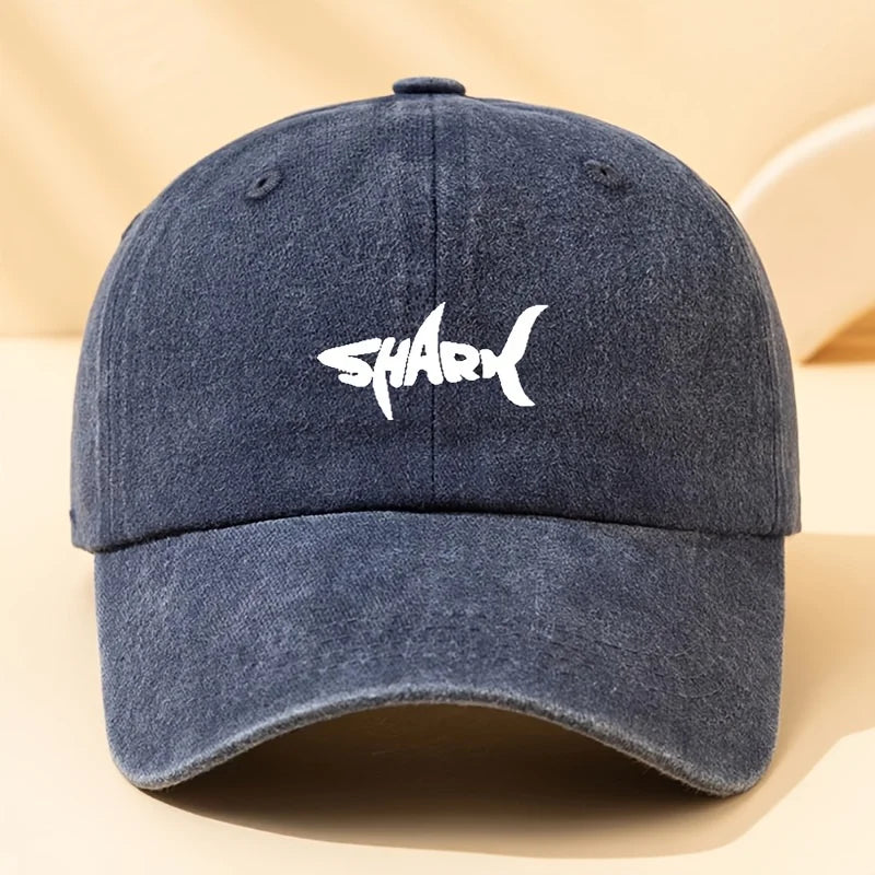 Fashionable Shark Print Baseball Cap