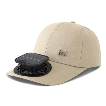Fashion With Solar Powered Fan Baseball Cap