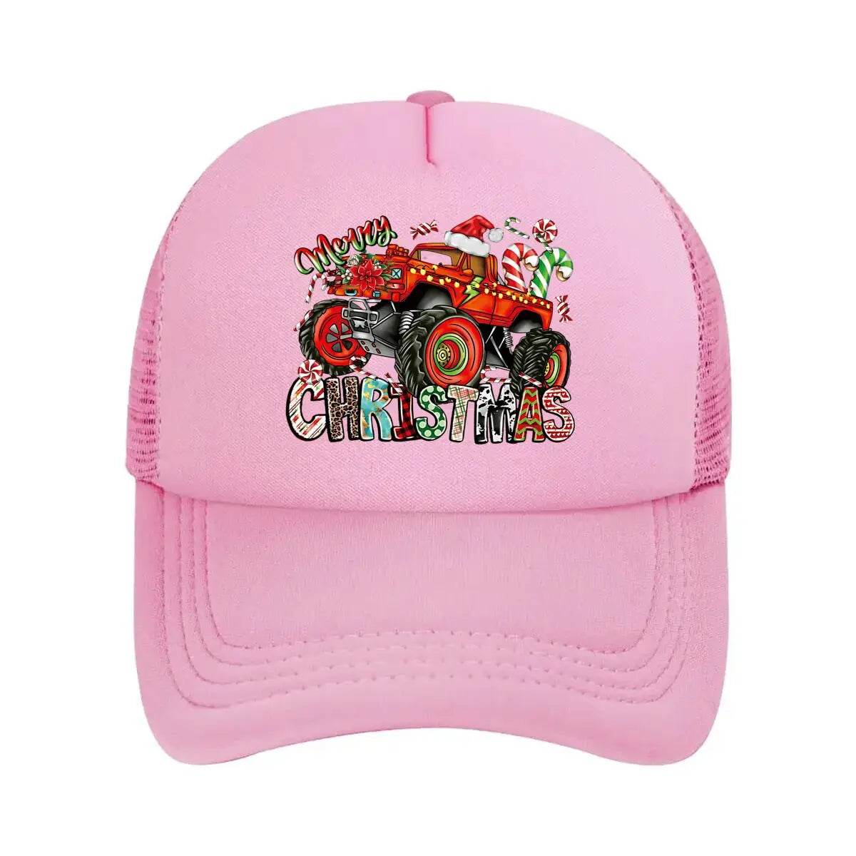 Christmas Monster 2026 Mesh Baseball Cap