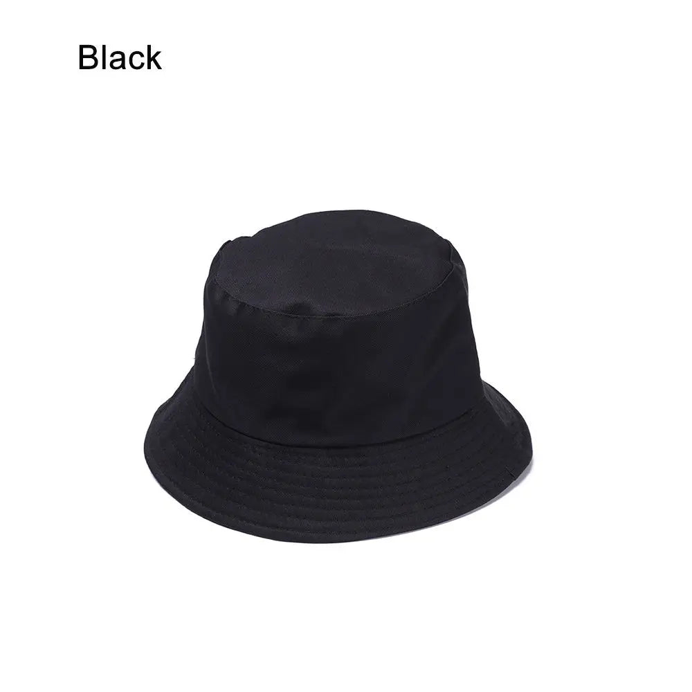 Women Men Outdoor Sunscreen Casual Candy Color Bucket Hat Sun Caps Fisherman Cap