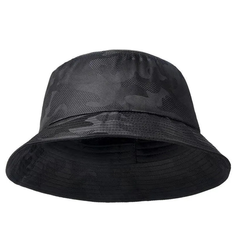Unisex Camouflage Ventilate Bucket Hats Fishermen Caps