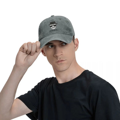Washed Men's Baseball Cap Heisenberg