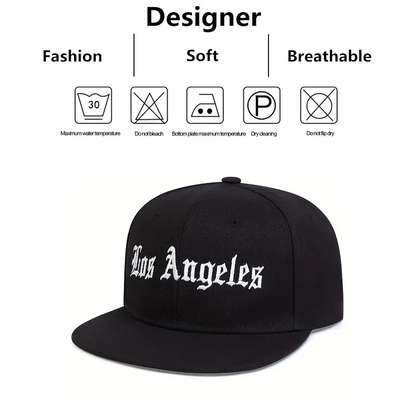 Los Angeles Cap Hip Hop Basketball Cap Cotton Snapback Hat For Men Women