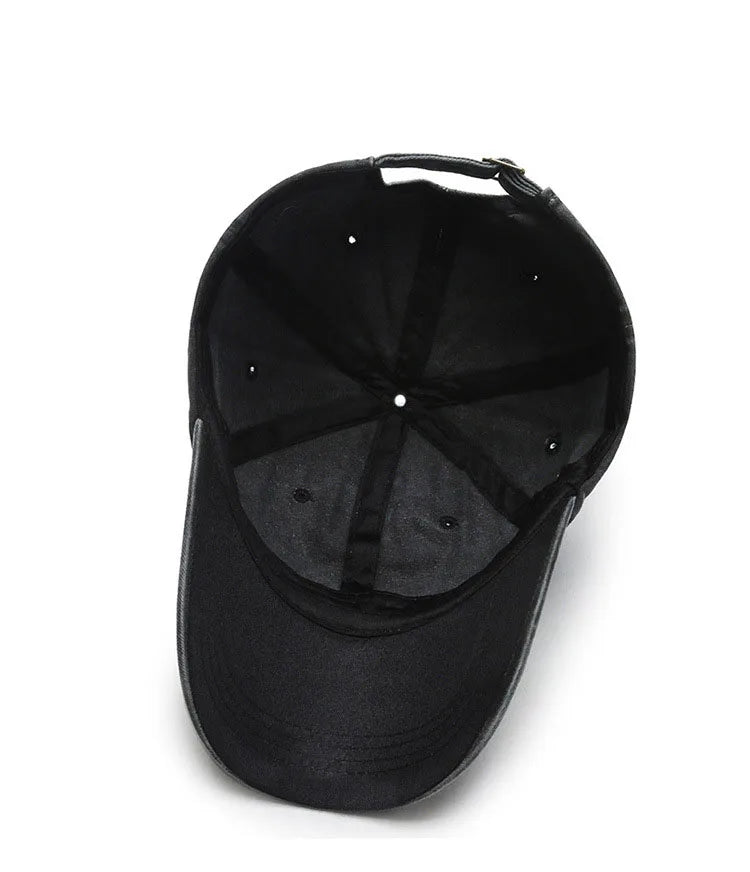 Solid Color Drawstring Baseball Cap