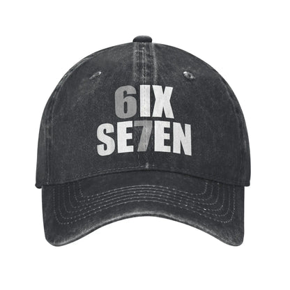 67 Ice Cream Drip Meme Funny Six Seven Gen Alpha Slang Baseball Cap