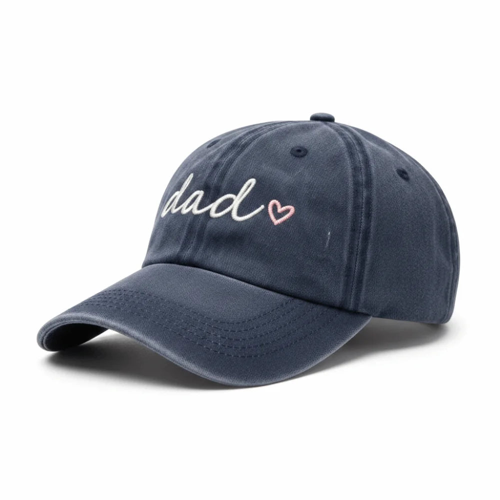 Washed Cotton dad mama mini Love Caps Baseball Hats