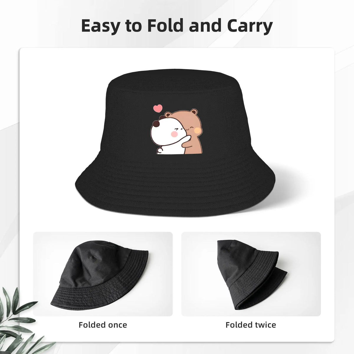 Street Love Bubu Dudu Bucket Hats Panda Bear