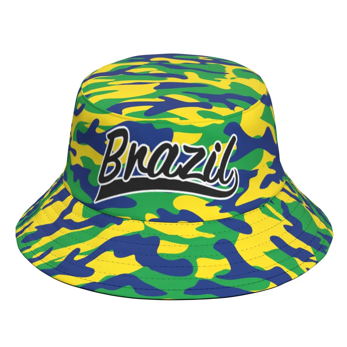 Brazil Free Custom Name Number Logo Bucket Cap
