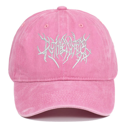 Visors Embroidery Baseball Caps Adjustable Gothic Faded Cap Hip-hop Sunscreen Hats