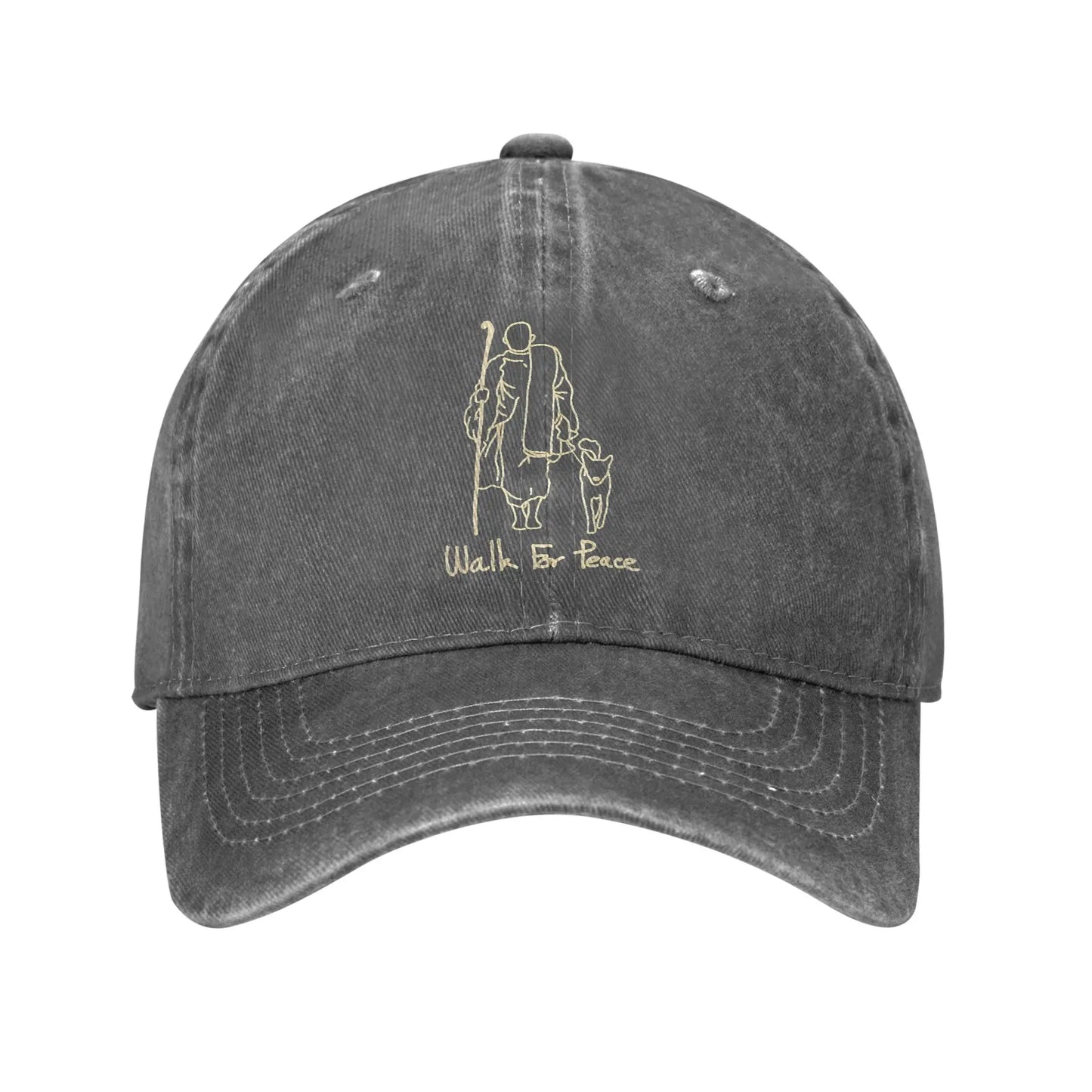 Walk For Peace Washed Baseball Cap