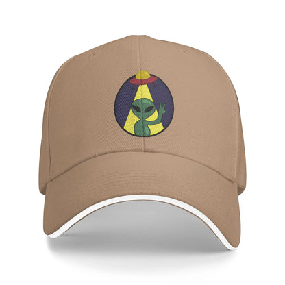 UFO We Come In Space Alien Baseball Cap