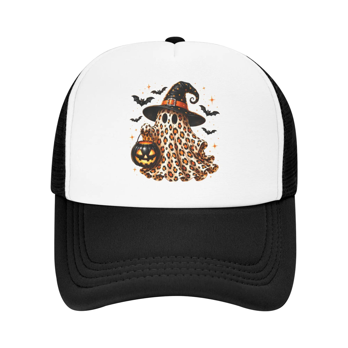 Leopard Ghost  Mesh Baseball Cap