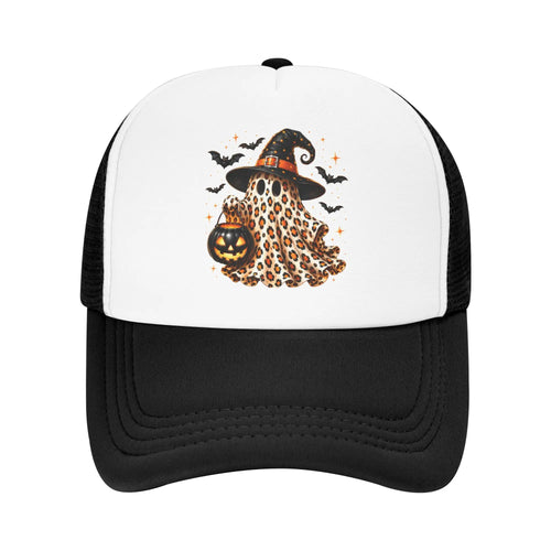 Leopard Ghost  Mesh Baseball Cap
