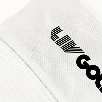 Printed Bucket Hat Breathable Lightweight Foldable Sun Cap