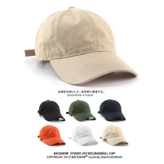 Men Women Baseball Caps Low Profile Basic Twill Cotton Hats