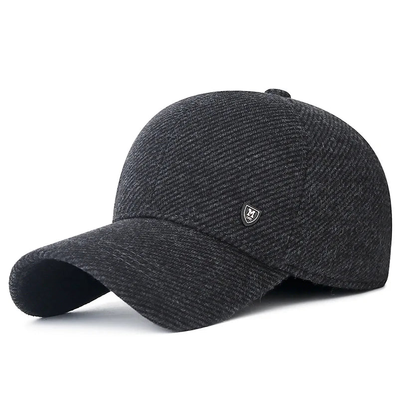 New Black Baseball Caps For Men Women Sunhat Solid Letter Sunscreen Cap