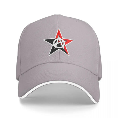 Unisex Baseball Hats Anarchy Print Baseball Caps