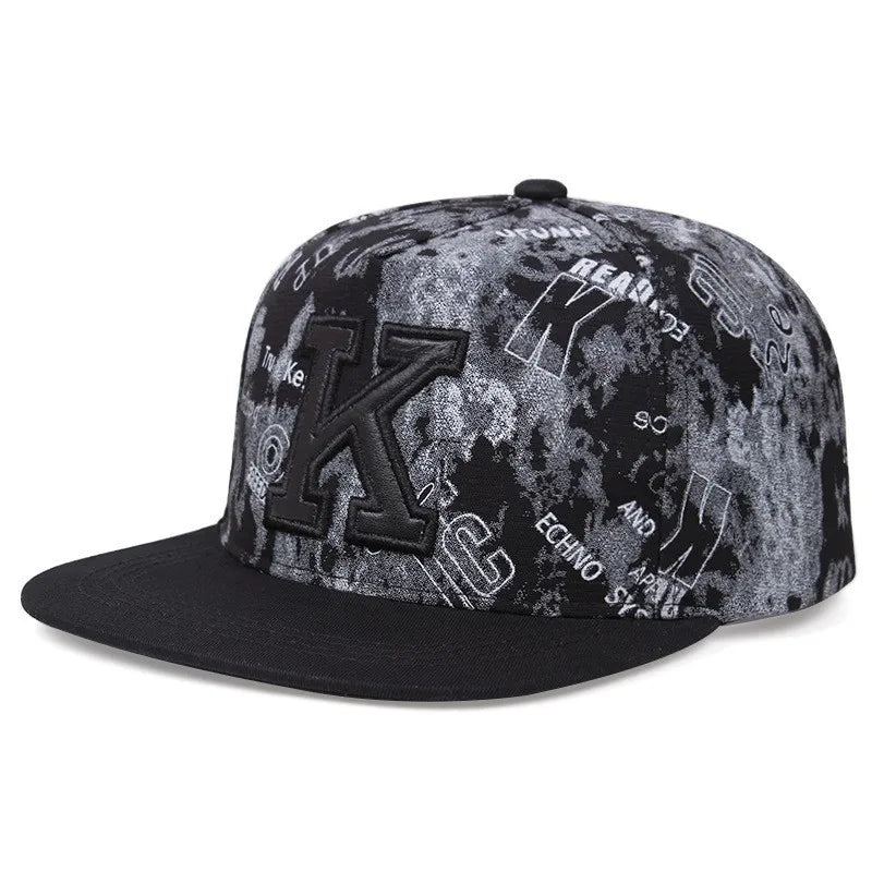 Man hats Fashion Letter Embroidery Snapback Cap