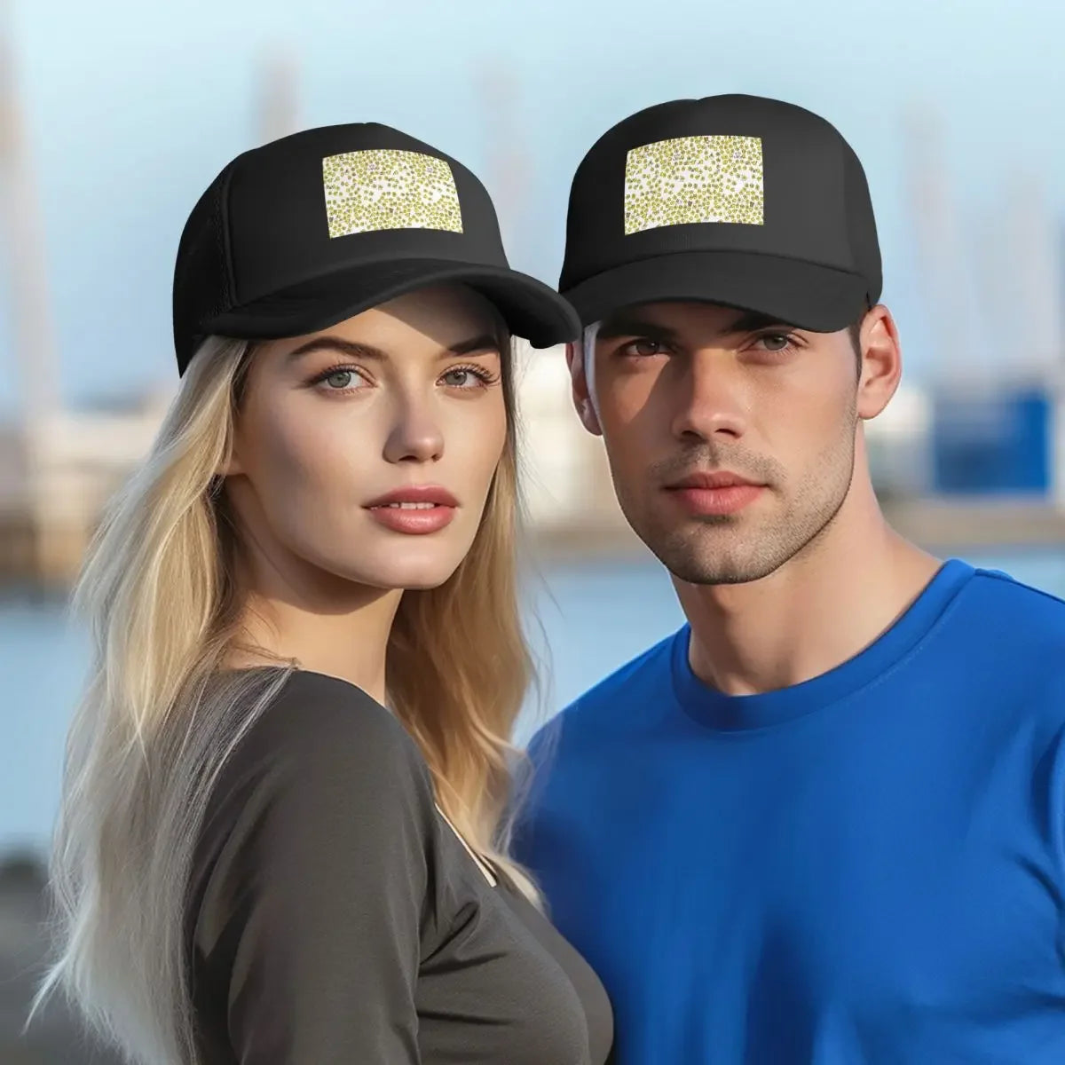 Cute Kiiroitori Pattern Rilakkuma Mesh Baseball Caps