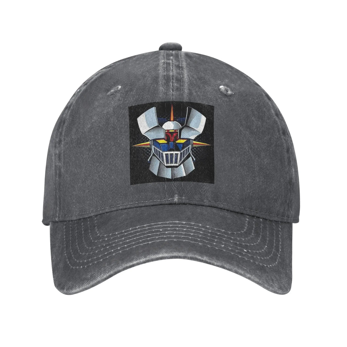 Mazinger Z Mad Robot Denim Fabric Cap Casual Baseball Caps