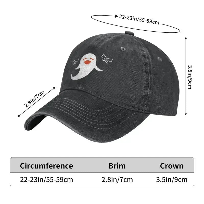 Personalized Cotton Genshin Impact Hu Tao Ghost Baseball Cap