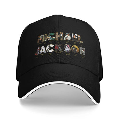 MJ King Of Pop Retro 90s Sandwich Cap Baseball Cap