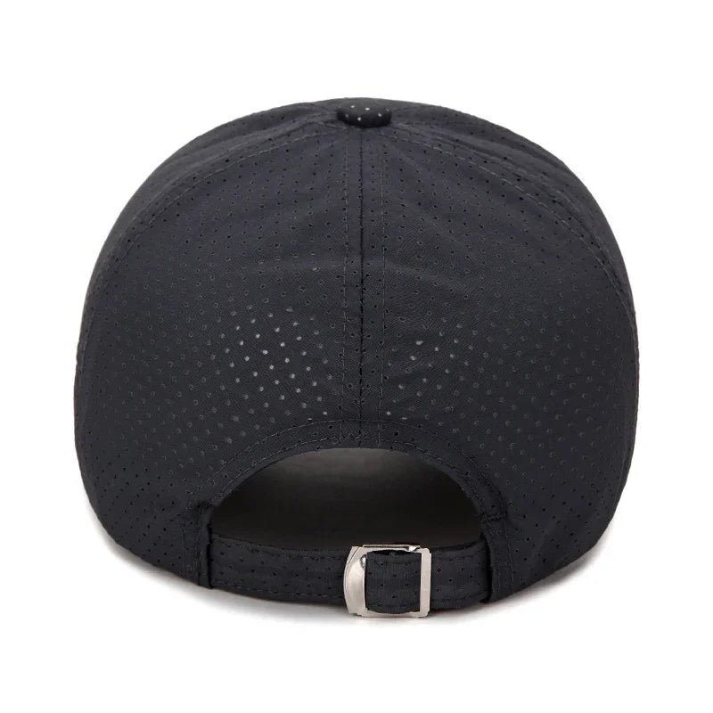 Breathable Perforated Quick-Drying Hat Fishing Sun Protection Baseball Cap