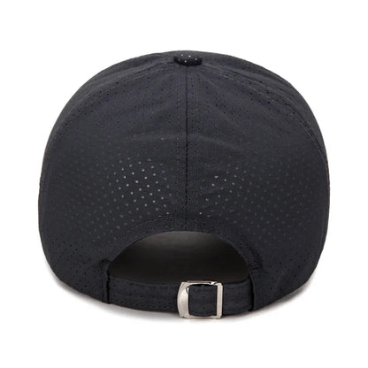 Breathable Perforated Quick-Drying Hat Fishing Sun Protection Baseball Cap