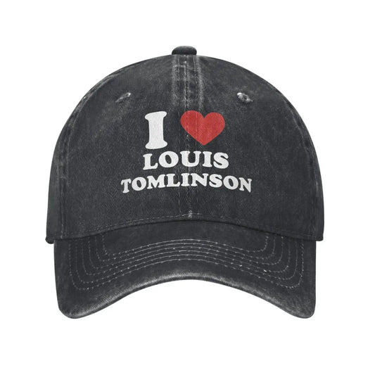 I Love Louis Tomlinsons Casual Baseball Cap For Men