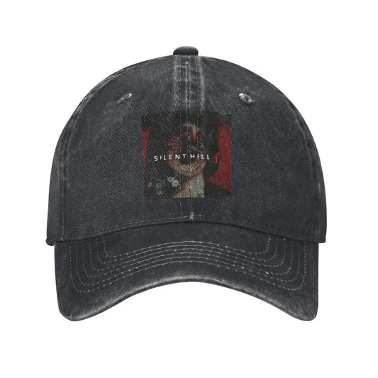 Silent Hill F Horror Game Art Flowers Unisex Baseball Caps Shimizu Hinako