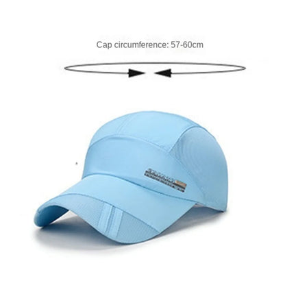 New Quick Dry Baseball Cap Breathable For Women Men