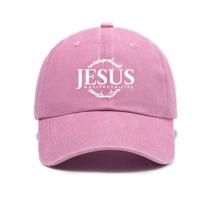 Baseball Caps For Men And Women, Jesus Wreath Design
