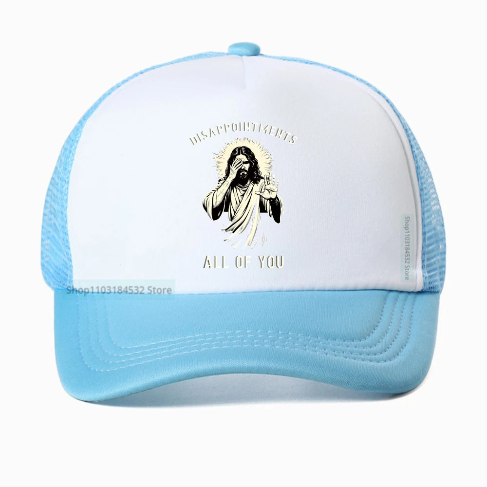 Disappointments All of You Funny Jesus Christian Faith Meme Baseball Cap