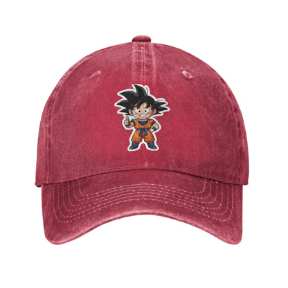 Anime Dragon Ball Song Goku Washed Baseball Cap