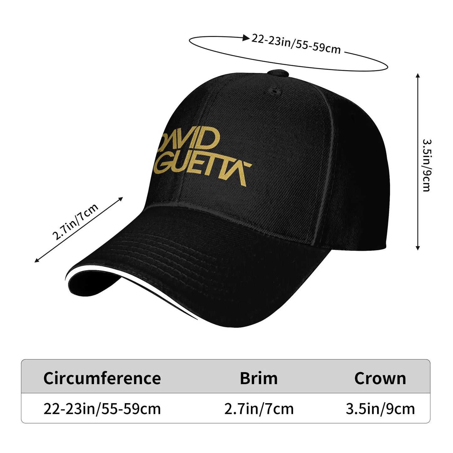 France DJ David Guetta Baseball Caps