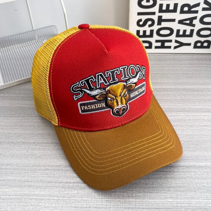 American Retro Baseball Cap Mesh Breathable UPF50+