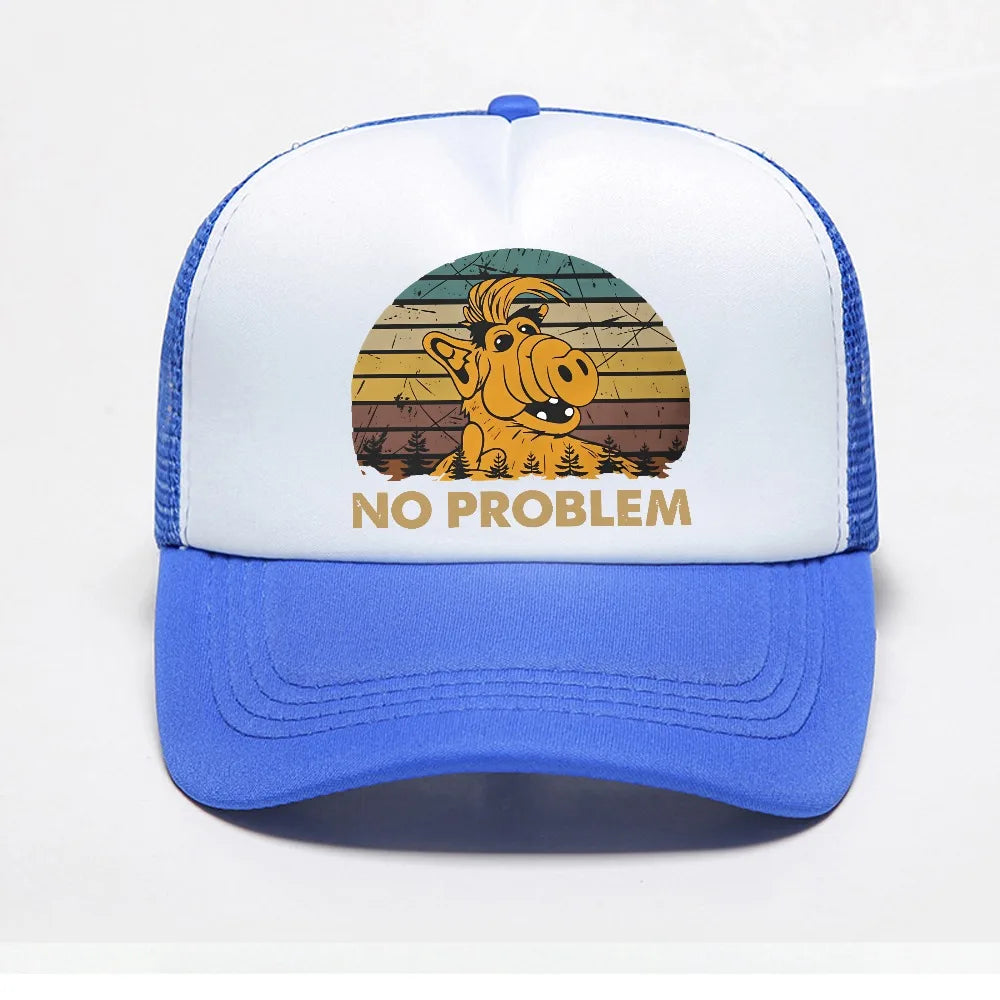 No Problem Hipster Hat ALF The Animated Series Men Baseball Cap
