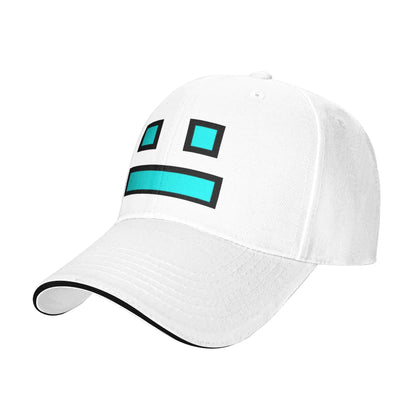 Cube Geometry Gaming Dash Baseball Caps